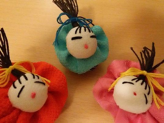 手作りのひな人形