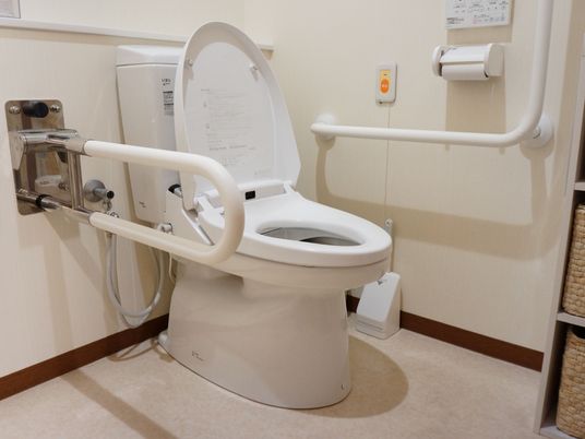 手すり付きトイレの設備  