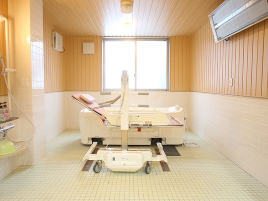 ケアを受ける浴室設備
