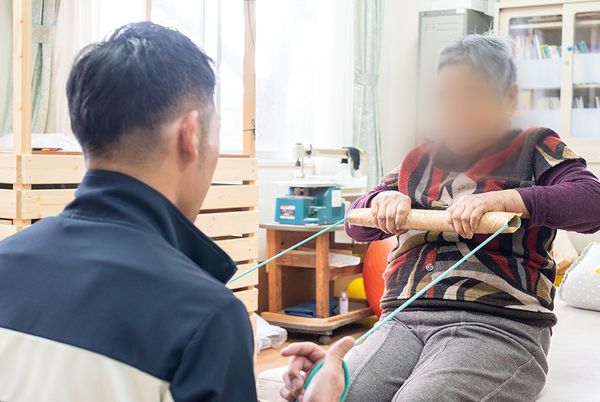 訓練の様子の部屋