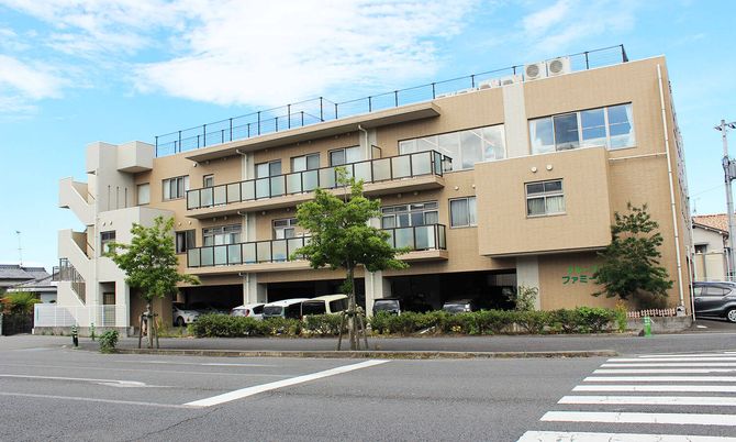 ゆったりとした外観