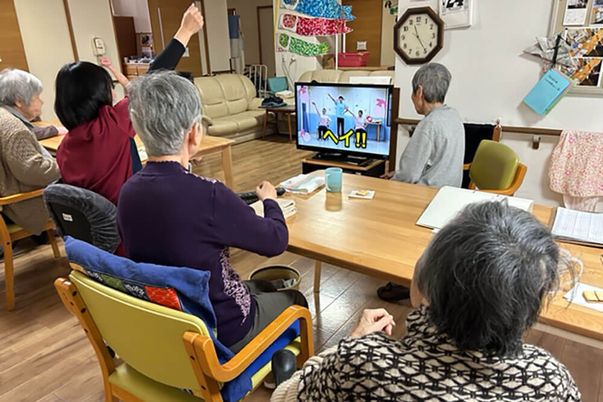 和やかな居室の様子