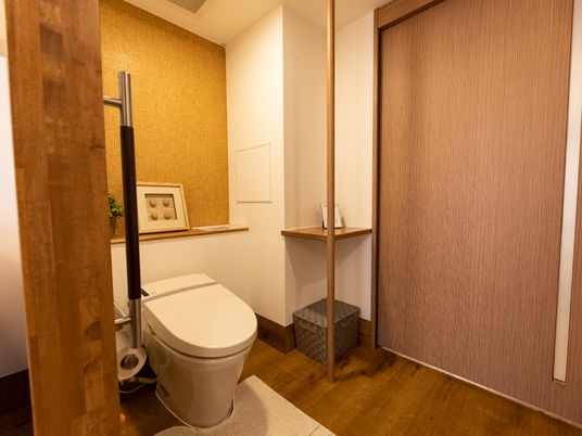 和風トイレの一角