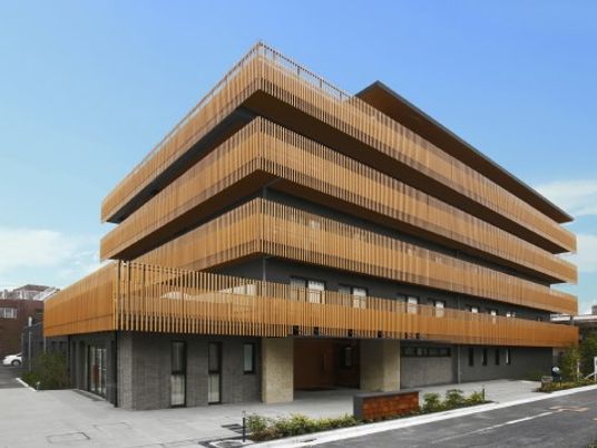 モダンな建築の外観