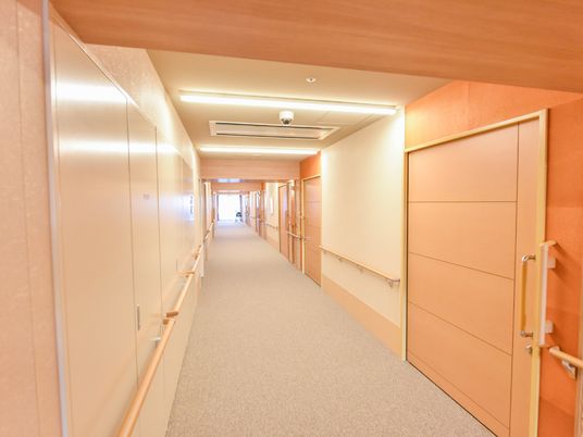 清潔な廊下の一角