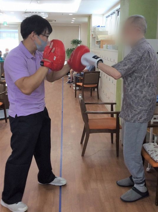 ボクシング訓練をする場所