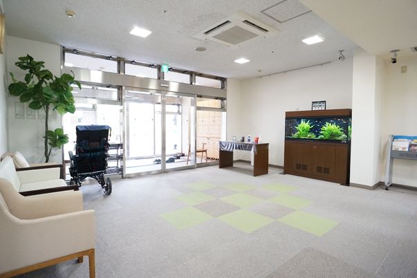 エントランスの休憩空間