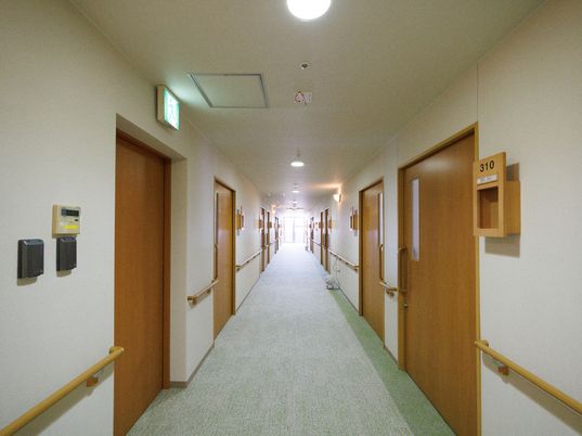 清潔感のある廊下