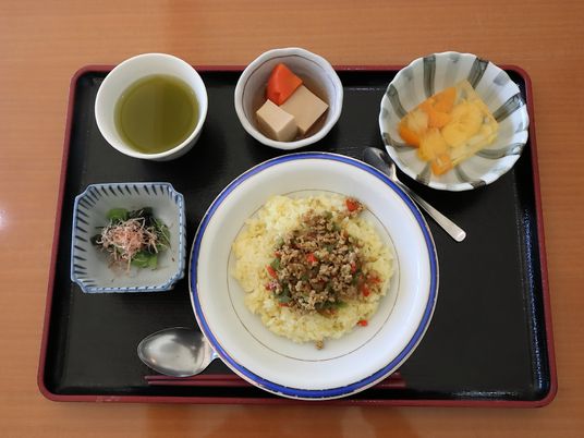 和風の健康的な食事