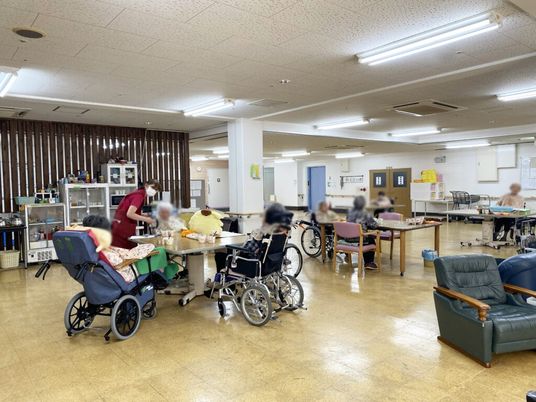 開放的な共有スペース