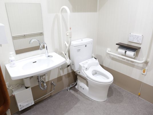 洗面台とトイレ設備