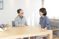 落ち着いた会話の居室