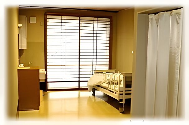 自然光が入る居室  