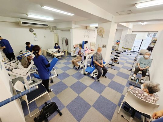 みんなで集う機能訓練室
