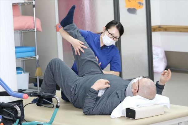 高齢者の機能訓練室  