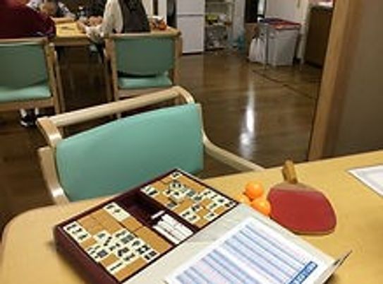 将棋や卓球のアクティビティ