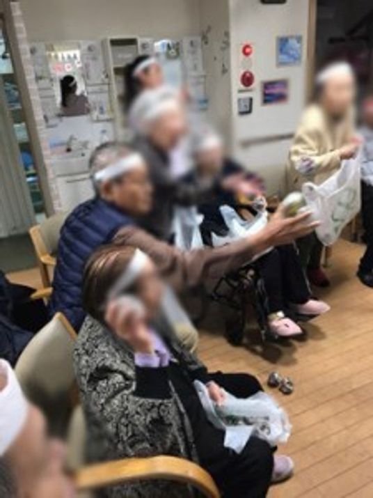 賑やかなアクティビティスペース