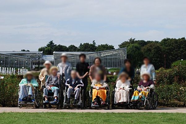 庭でのひととき