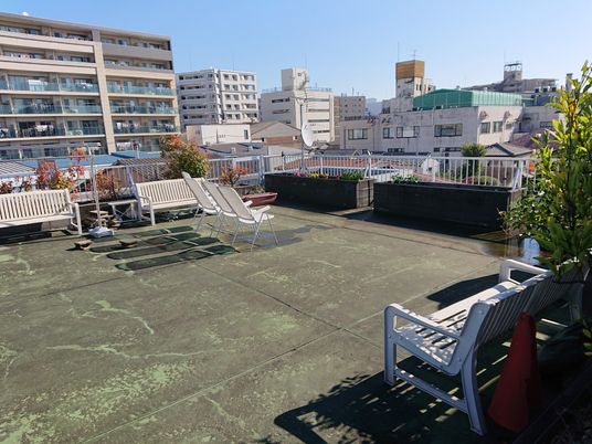 開放的な屋外スペース