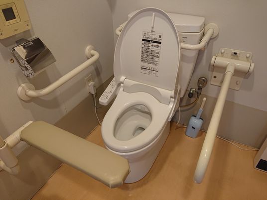 手すり付きトイレ