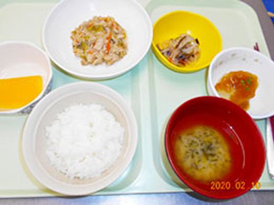 提供される食事メニュー