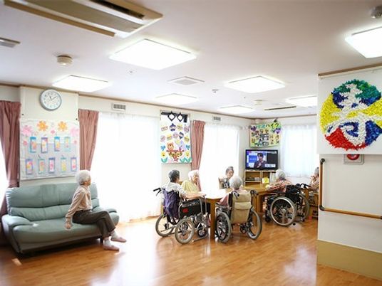 車椅子の利用者がいる居室