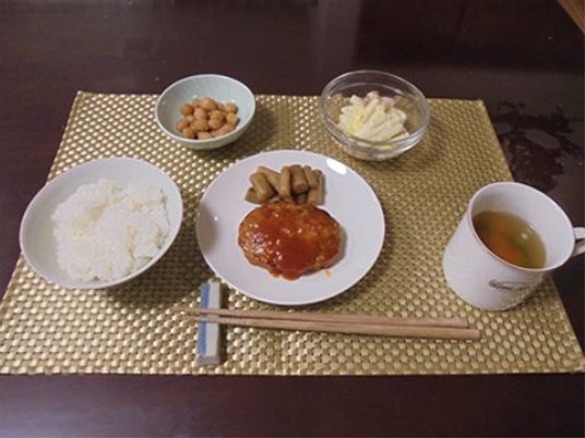 和風の手作り食事セット