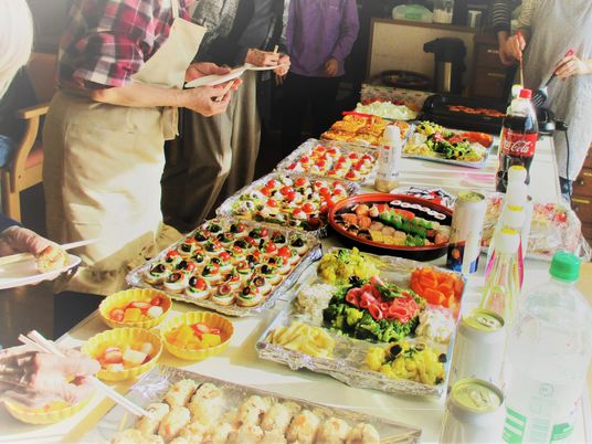イベント時の食堂風景