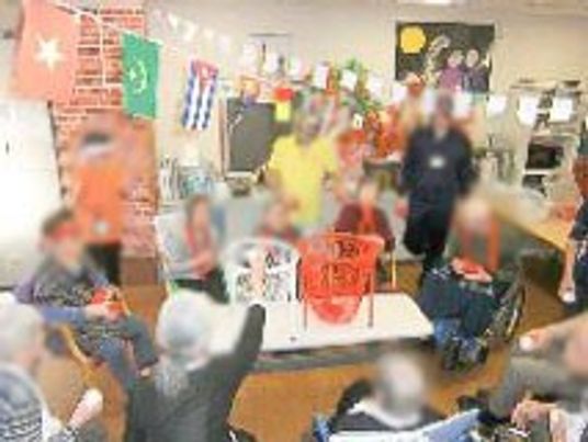 賑やかな多目的室