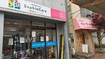 通りに面した看板