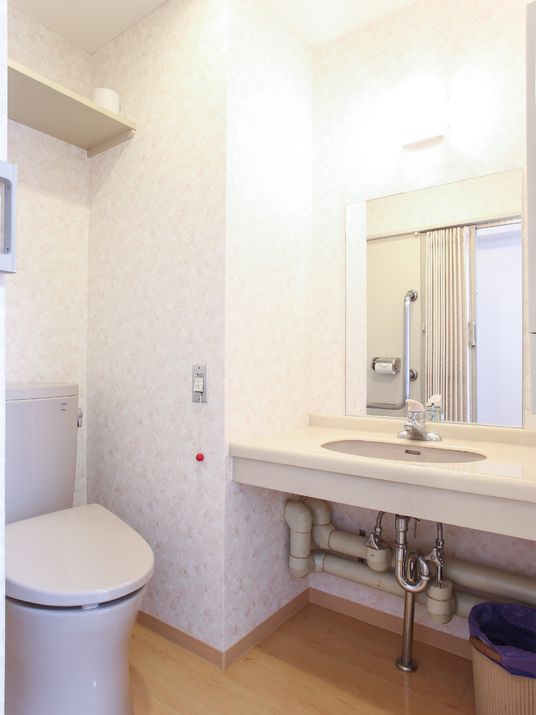 清潔なトイレ洗面所