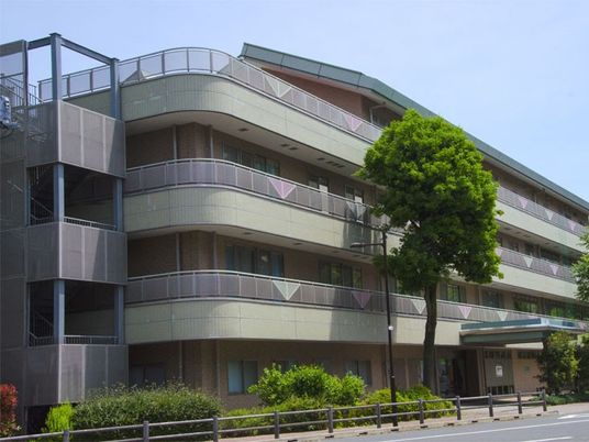 緑豊かな外観