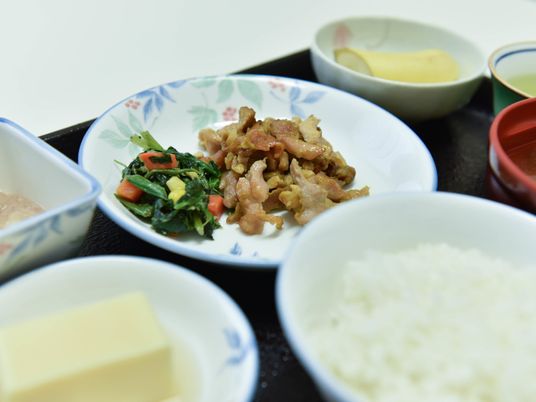 和風の栄養満点食事