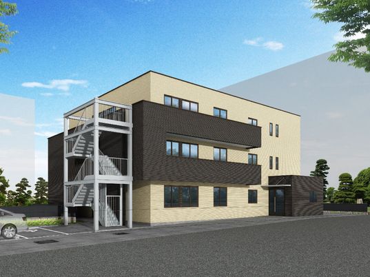 モダンな建物の外観