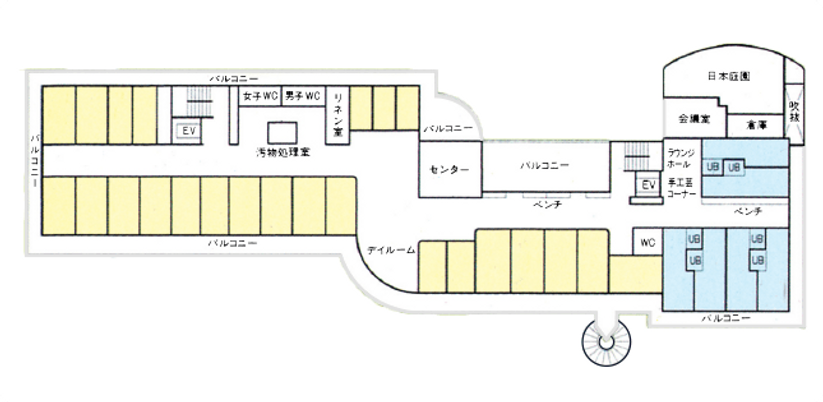 広々とした間取りの図