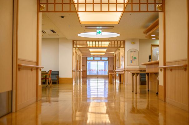明るい廊下