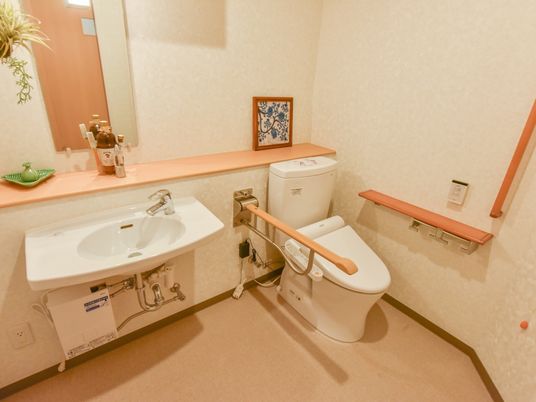 バリアフリーなトイレ設備