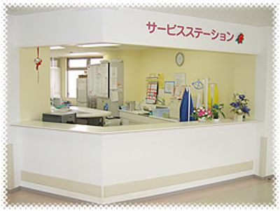 設備が整った受付