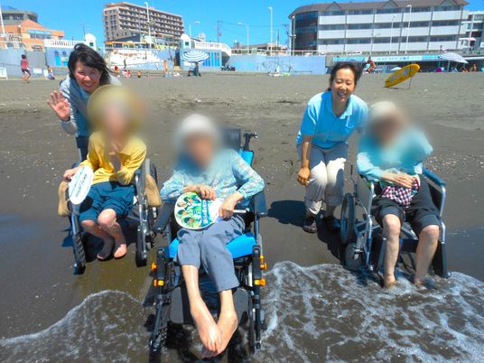 海辺での楽しいひととき