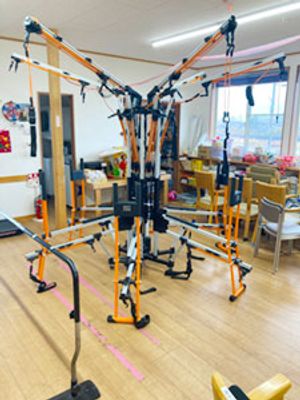 訓練機器のある部屋