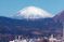 山々の背景