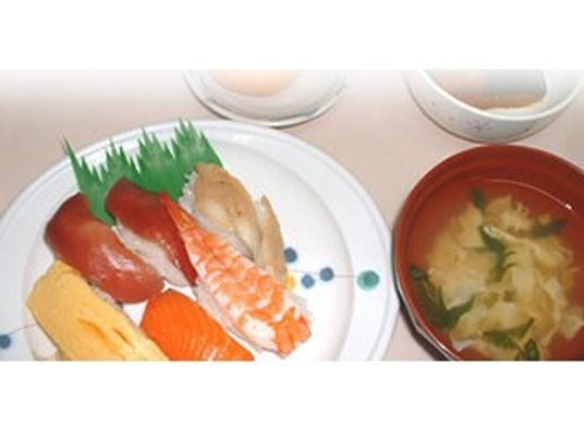 食事メニューのプレート