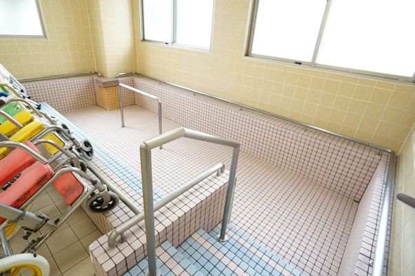 安全な浴室設備