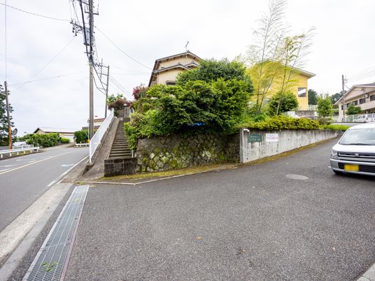 緑豊かな外観
