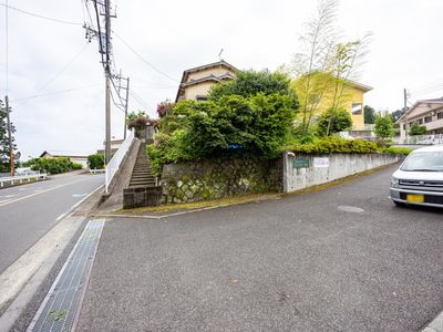 緑豊かな外観