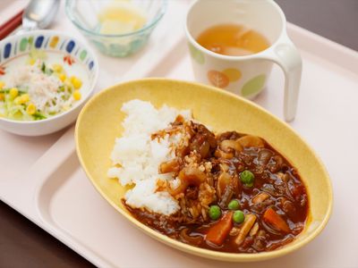 色鮮やかな料理内容