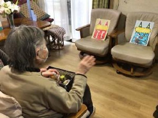 アート展示の居室