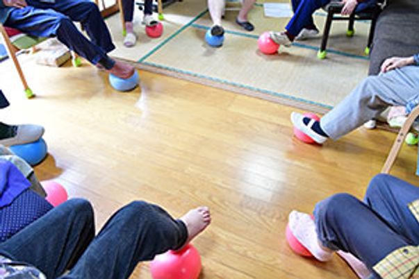 楽しそうな運動の様子