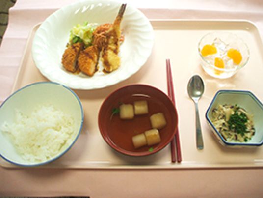 バランスの取れた食事メニュー