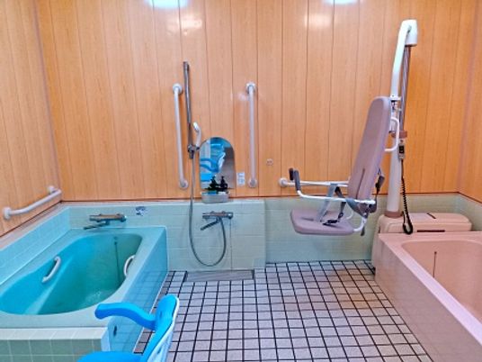 安全な浴室設備